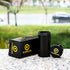 Gordon Smell Proof Airtight Aircraft Aluminum Storage Cigarette Jar, Black Stash Jars, 34 mm Size Smell Proof Container